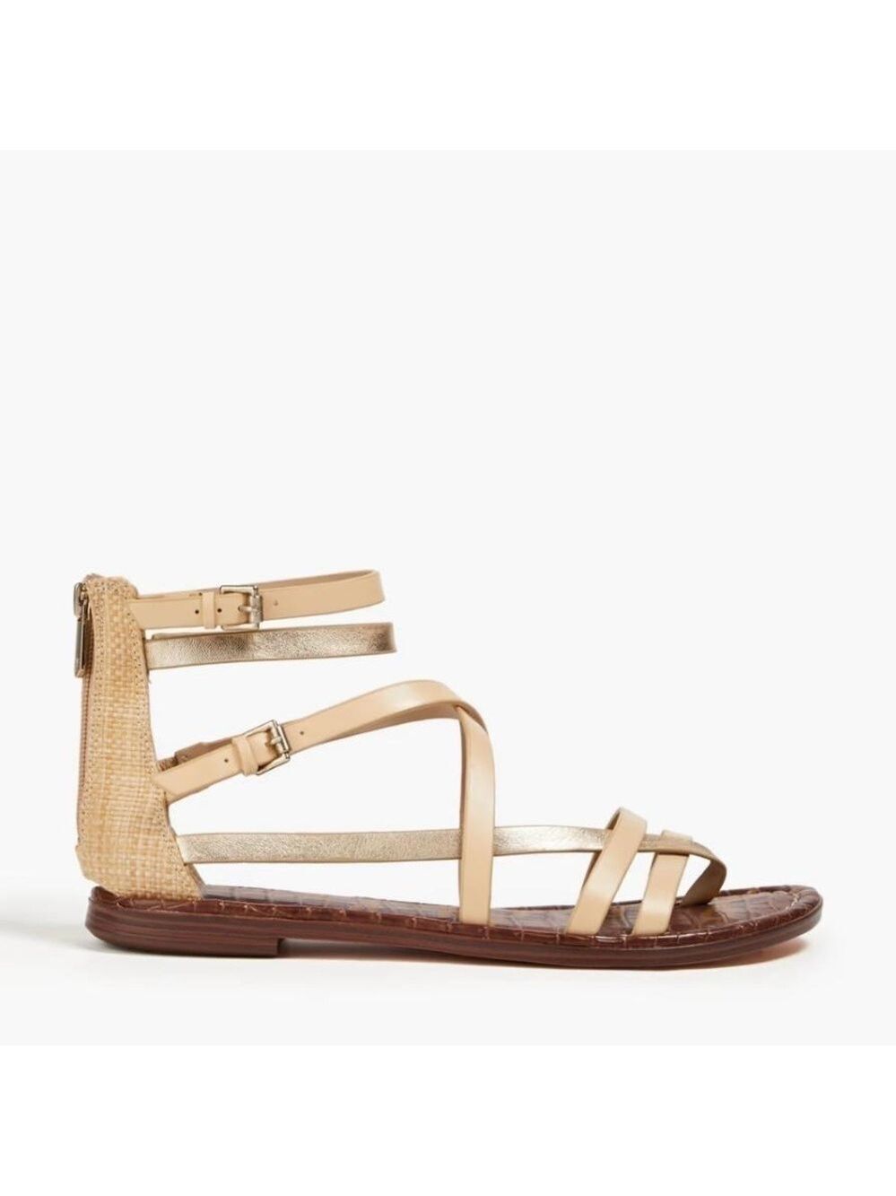 Sam Elderman Gibbs Leather Strappy Gladiator Sandals - NWT - Picture 3 of 11